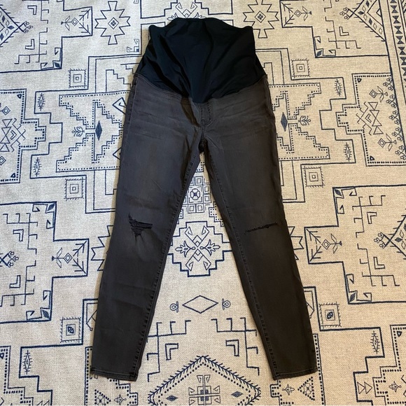 NWT Madewell Over-the-Belly Maternity Skinny Jeans - Picture 2 of 16
